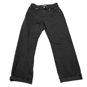 Madwell Curvy 90s Straight Black Jeans Women's 27P Grunge Capsule